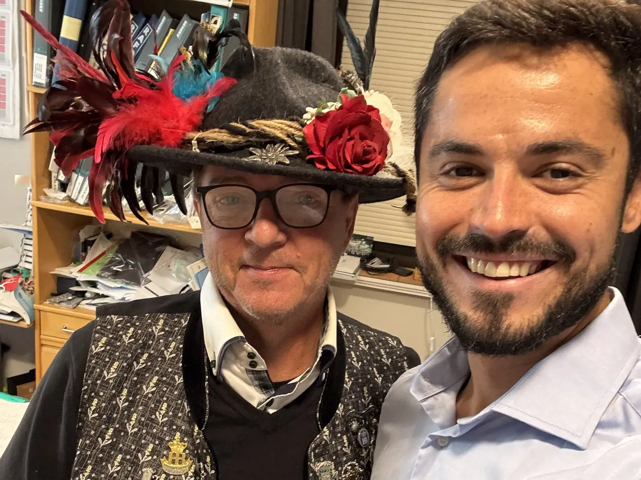 Tool-Temp AG: Fabio Soares Pellosi von Tool-Temp und Anders Jungert von RAFO beim RAFO Oktoberfest in Schweden.