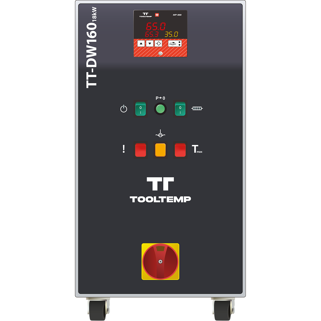 Tool-Temp - Pressurised water temperature control unit - CLASSIC Water TT-DW 160 16 kW