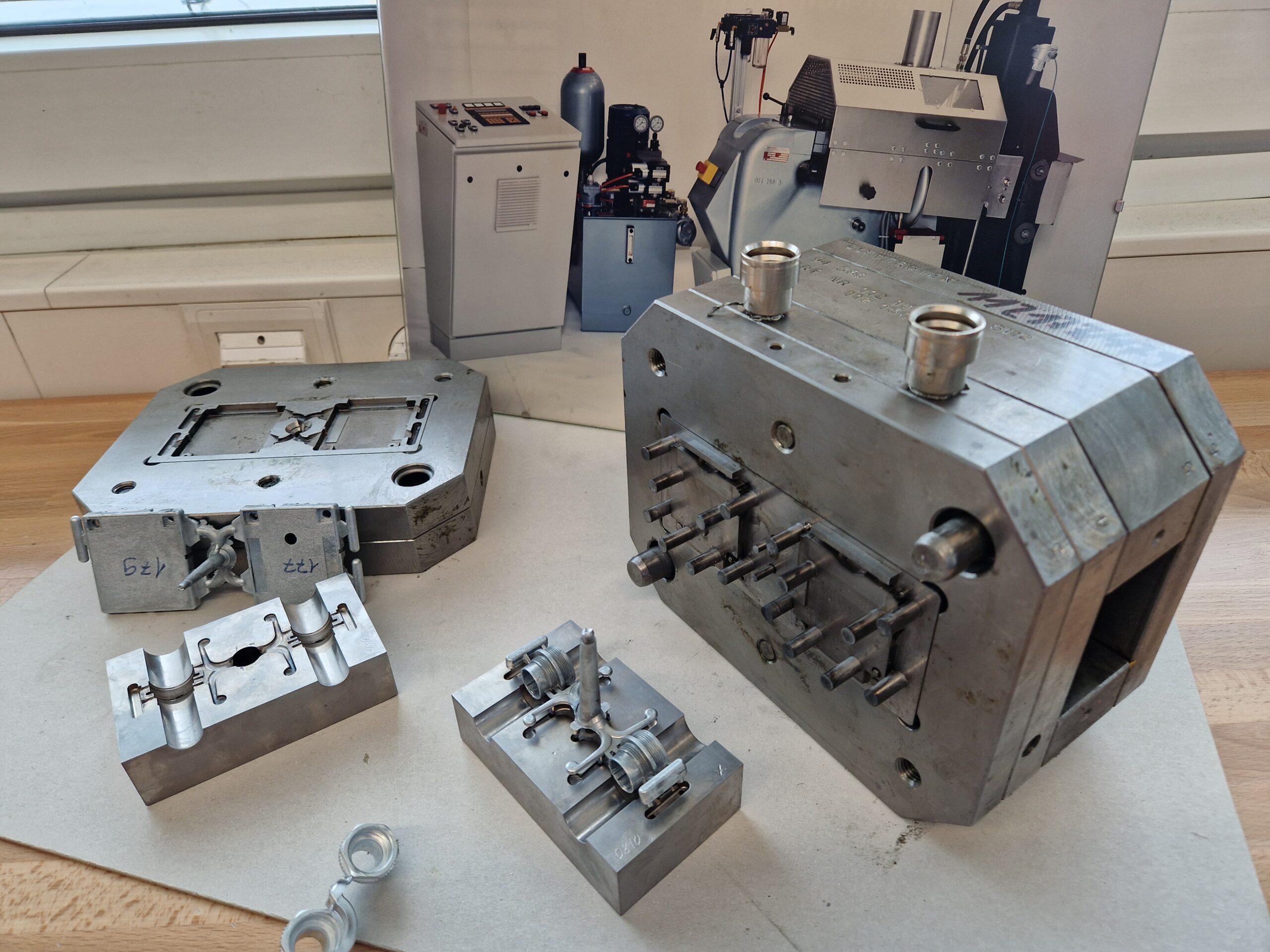 Examples of moulds and casting parts at Macrocast GmbH